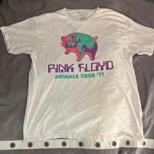 Pink Floyd Animals 1977 Tour Cream T-Shirt